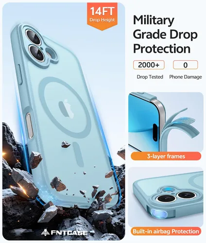 Vista 252 de FNTCASE Funda para Motorola Moto G-Stylus-5G-2025: Funda magnética translúcida mate a prueba de golpes para Moto G Stylus 2026, funda protectora