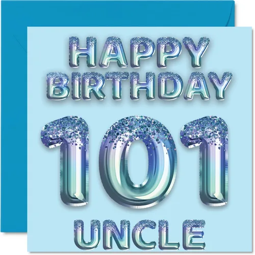 Vista 158 de Stuff4 Tarjeta de primer cumpleaños para niños, globo de fiesta con purpurina azul, tarjetas de feliz cumpleaños para niño de 1 año, nieto, hijo, 57