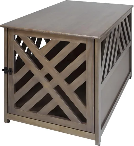 Vista 9 de Casual Home - Jaula grande de madera para mascotas New Espresso