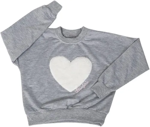 Vista 4 de Conjunto de sudadera con estampado de corazón para bebé y niña de 3 a 7 años