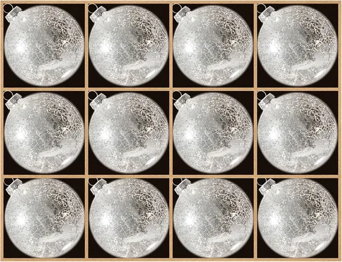 Vista 18 de DN DECONATION Adornos de Navidad de cristal negro, bolas de Navidad colgantes de 3.15 pulgadas para decoración del árbol de Navidad, juego de 9