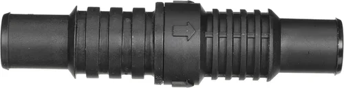 Vista 3 de Whale LV1219 - Válvula en línea sin retorno, para uso con tubos de ¾ pulgadas y 1 pulgada de diámetro, construcción de nitrilo, color negro