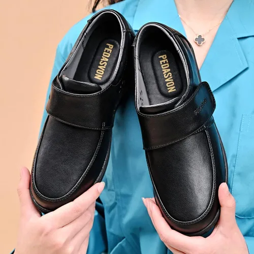 Vista 7 de PEDASVON Zapatos de enfermería para el cuidado de la salud para mujer, ligeros, cómodos, zapatos de enfermera, calzado de restaurante, mocasines