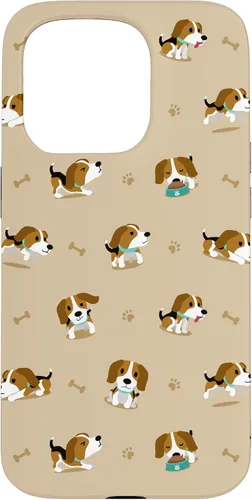 Vista 14 de Funda gráfica para iPhone 16 Dog Beagle Lover Cute Pet Women Girl Beagle