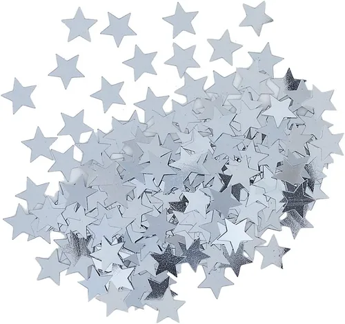 Vista 6 de Confeti de papel de aluminio dorado brillante – 0.5 oz (1 pieza), perfecto para cumpleaños, baby showers, vacaciones y más