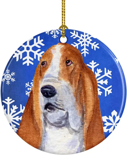 Vista 401 de Caroline's Treasures Cavalier Spaniel - Adorno de cerámica para colgar en el árbol de Navidad, para el hogar, Navidad, fiestas, regalo, 3 pulgadas