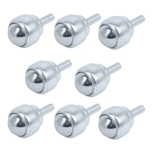 Vista 8 de Transportador de transmisión de rodamientos de bolas para silla de ruedas, bola de rodillo de rotación universal de 1 pulgada para mesa de unidad