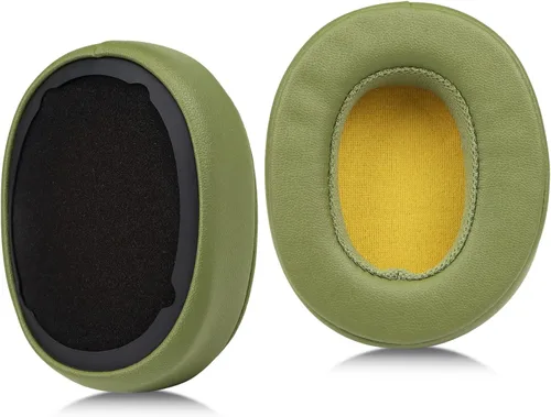 Vista 10 de MOLGRIA Almohadillas para los oídos, almohadillas de cuero de proteína de repuesto para Skullcandy Crusher Wireless Crusher Evo ANC HESH 3.0 Negro