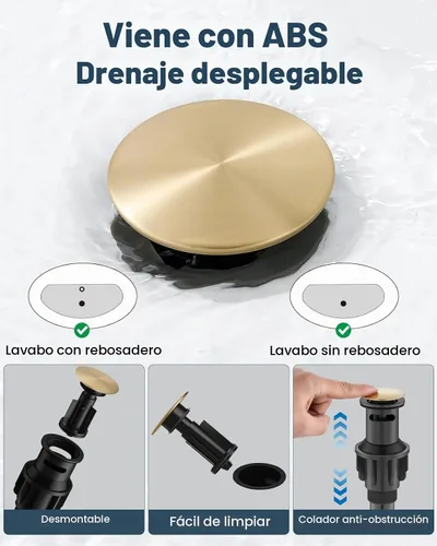 Vista 9 de Aolemi Grifo de lavabo de baño de 4 pulgadas, estilo vintage, 2 asas cruzadas, grifo mezclador para caravana, lavabo, lavabo, 3 agujeros, incluye