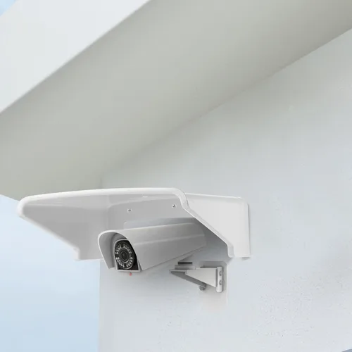 Vista 4 de Ciieeo Security Camera Sun Rain Cover Shield Outdoor Protective Roof