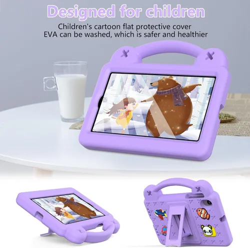 Vista 8 de Funda para tablet Walmart Onn de 7 pulgadas Gen 4 2024 (Modelo: 100135924), UUcovers con soporte de espuma EVA suave, soporte de espuma EVA suave