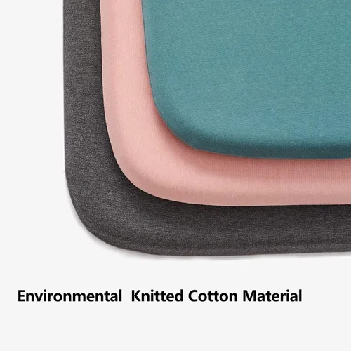 Vista 3 de Cojines de asiento para taburete de cocina, cojines de taburete de mostrador, cojín para silla de cocina antideslizante con parte inferior Gris