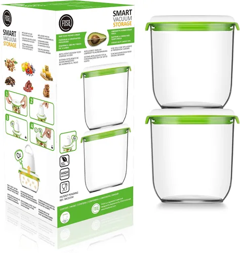 Vista 14 de [Usado] FOSA Sello al Vacío Sistema de Almacenamiento de Alimentos Conjunto de Contenedores Reutilizables Deluxe con Vacío y 10 Contenedores
