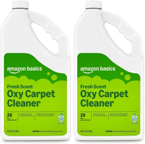 Vista 6 de Amazon Basics Limpiador de alfombras, removedor de manchas de alfombras, aroma fresco, 64 onzas líquidas