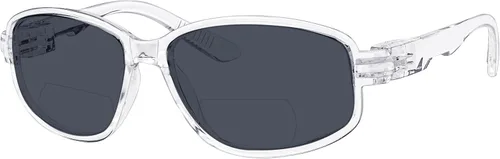 Vista 11 de BFOCO Gafas de sol bifocales con bisagras metálicas y sin tornillos para hombre - Sports Bifocal Sunnies (negro brillante) +1.00