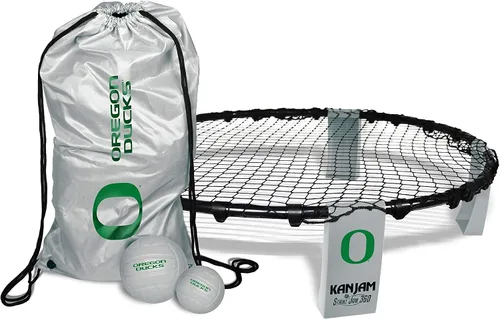 Vista 2 de Kan Jam Strike Jam 360 Roundnet - Juego de juegos para exteriores; con licencia oficial de la NCAA
