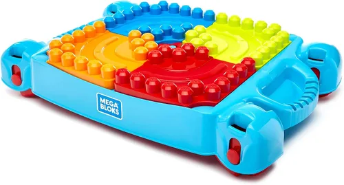 Vista 9 de Mega Bloks First Builders Build 'n Learn - Mesa con bloques de construcción grandes, juguetes de construcción para niños pequeños (30 piezas)