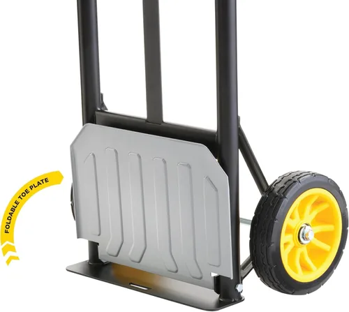 Vista 11 de Gorilla - Camión de mano de acero convertible resistente, capacidad de 600 libras Convertible steel hand truck for movers who need both an upright