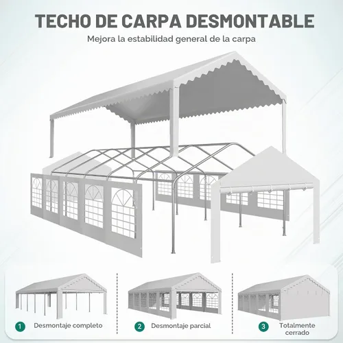 Vista 4 de YITAHOME Refugios resistentes del acontecimiento de la boda del PVC