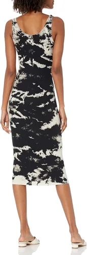 Vista 2 de Enza Costa Vestido midi de seda elástica para mujer