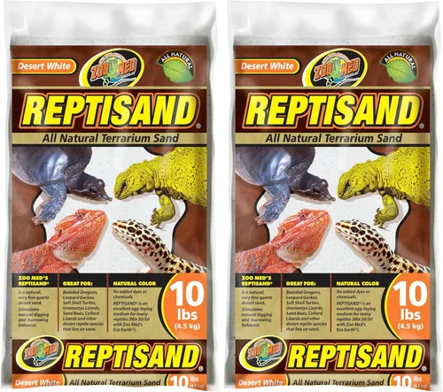 Vista 3 de Zoo Med ReptiSand®, 10 libras, blanco desierto