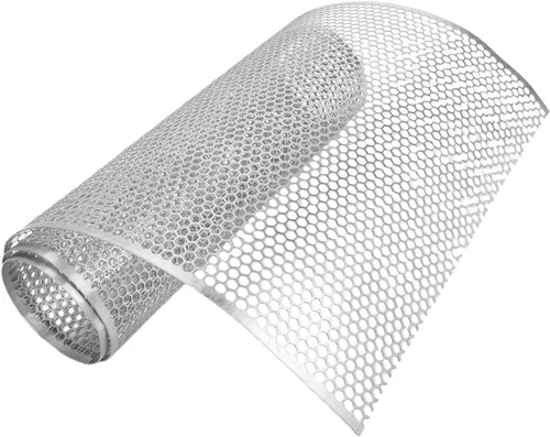 Vista 6 de Estructura de aluminio de plata 40x13in de la colmena de la malla de Material de aleación ligera, se adapta a parachoques y capó, varios vehículos