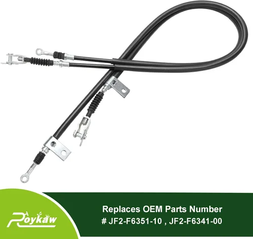 Vista 2 de Roykaw Juego de cables de freno para carrito de golf compatible con Yamaha G8/G14/G16/G19 a gas y modelos eléctricos, lado del conductor