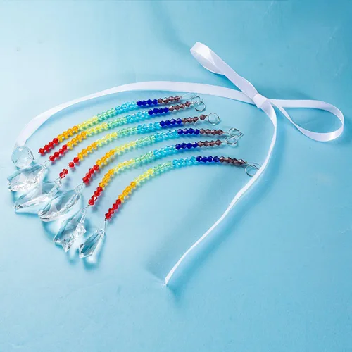 Vista 7 de LONGWIN Lote de 1800 cuentas de cristal de bicono de 0.157 in de cuentas de cristal de joyería para proyectos de bricolaje, pulseras, collares