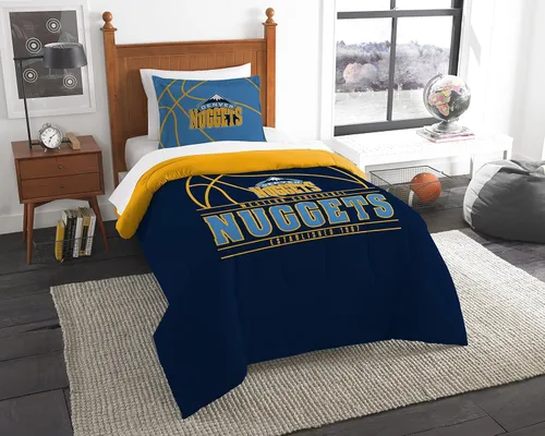 Vista 55 de Northwest NBA Unisex-Adult Comforter and Sham Set Golpe inverso