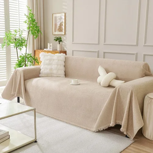 Vista 31 de DREAMINGO Funda de Sillón de Chenilla Fundas de Sofá Jacquard Lavables Protector de Muebles Funda de Sofá Reclinable 1 Cojín Funda de Silla