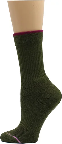 Vista 4 de Dr. Motion Calcetines de compresión para mujer con cojín mejorado y soporte de arco transpirable, 4 pares