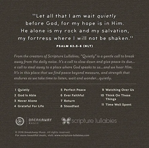 Vista 2 de Quietly A Piano Album Instrumental album From the creators of Scripture Lullabies