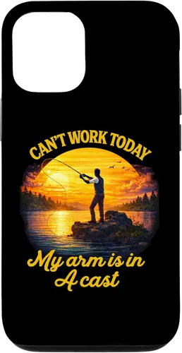 Vista 28 de Can't Work Today My Arm is in A Cast Fly Fishing Funny Humor Case for iPhone 17