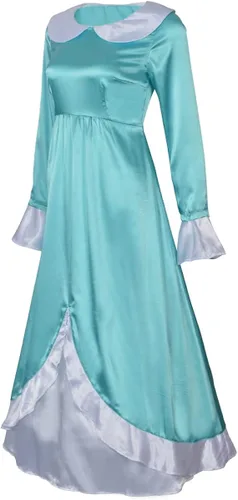 Vista 2 de FEIWOBIRD Disfraz de princesa melocotón para mujer, vestido de fiesta de Super Brothers