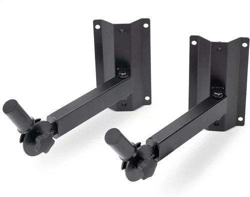 Vista 4 de OnStage On Stage SS7322B Adj Soporte de pared Spkr, par