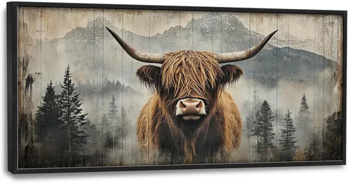 Vista 23 de Arte de pared grande de soldado para sala de estar, bandera patriótica de Estados Unidos, decoración en lienzo con marco militar, impresiones