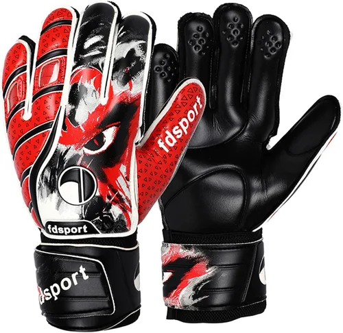 Vista 8 de Portero de fútbol con guantes de portero de látex antideslizantes para adultos, hombres y mujeres, guantes de fútbol de entrenamiento con fuertes