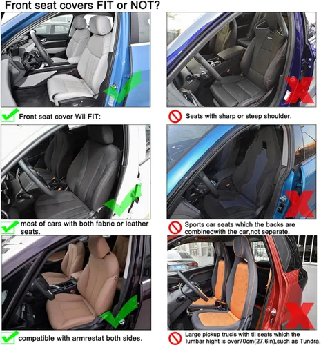 Vista 4 de Fundas de asiento delantero para RX 350 RX350 2012-2017 de cuero sintético protector de asiento de coche cojines impermeables accesorios de asiento