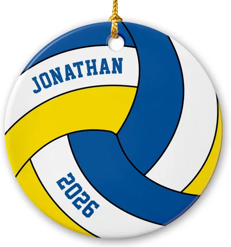 Vista 22 de Adornos personalizados de cerámica de fútbol americano, recuerdo de adorno de Navidad de jugador de fútbol americano, regalo para atletas