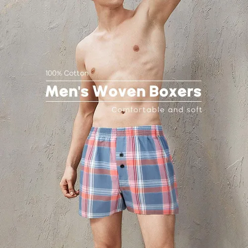 Vista 2 de Natural Feelings Classic Boxers - Pantalones cortos de algodón tejido para hombre, paquete de boxers