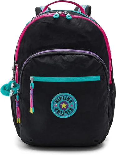 Vista 123 de Mochila Kipling Seoul extra grande para laptop de 17", Grande True Blue Tonal 2
