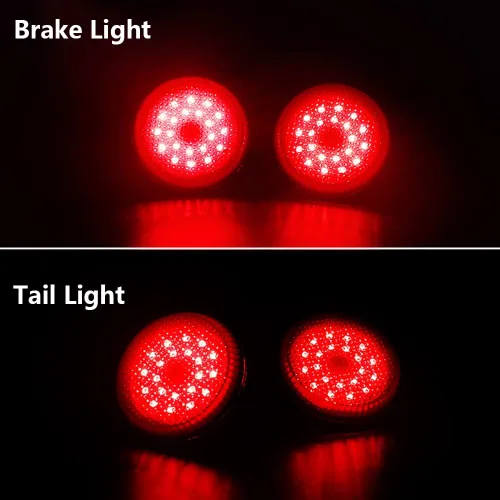 Vista 9 de Riloer Luz LED para parachoques trasero compatible con Toyota Corolla Sienna iQ compatible con Scion iQ xB compatible con Nissan Qashqai Dualis Juke
