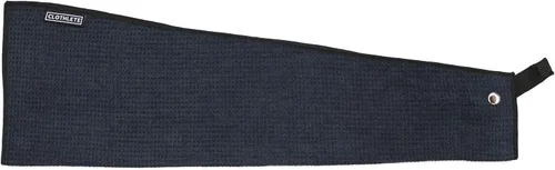 Vista 2 de Clothlete Toalla de golf de microfibra magnética de 16 x 24 pulgadas (negro/azul marino oscuro, paquete de 3)