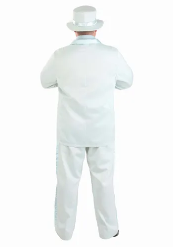 Vista 3 de Disfraz de Esmoquin Azul para Hombre Talla Grande Multicolor