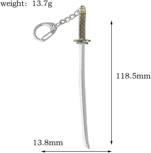 Vista 2 de Ichigo Bankai - Llavero de espada Zangetsu y Tensa Zangetsu Regalo de anime para niños, adolescentes, mujeres, hombres fanáticos
