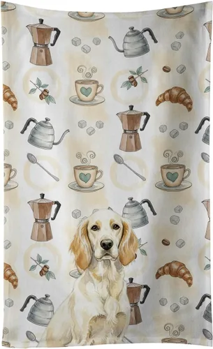 Vista 318 de Caroline's Treasures Afghan Hound - Toalla de cocina para barra de café, terciopelo frontal y lazo de algodón, lavable a máquina Sabueso afgano