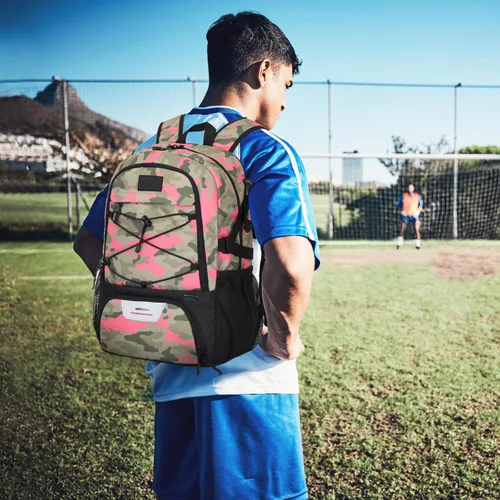 Vista 70 de Goloni Mochila de fútbol,Mochila de baloncesto con compartimento para pelotas y compartimento para zapatos,Mochila para baloncesto,Fútbol
