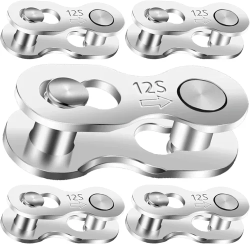 Vista 15 de Cadena de bicicleta de 6/7/8 velocidades 1/2" x 3/32" 116 eslabones Cadena BMX Cadena de bicicleta de 7 velocidades Cadena de 8 velocidades Cadena