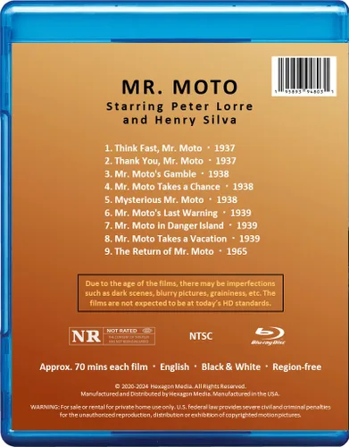 Vista 2 de Mr. Moto, All 9 Films 1 Blu-ray Disc