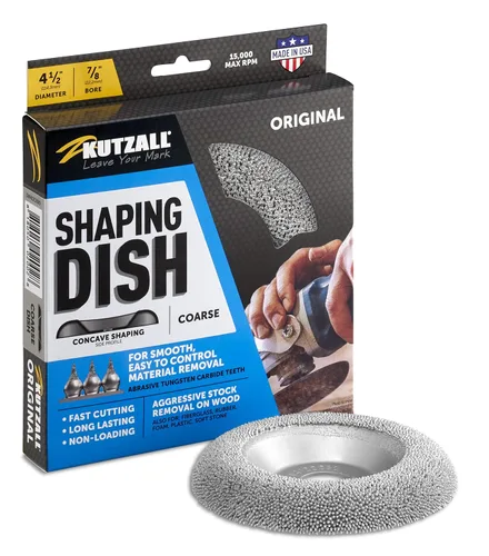 Vista 12 de Kutzall Plato de Moldeado Extreme – Medio, 4-1⁄2" (114.3mm) Diámetro x 7⁄8" (22.2mm) Orificio - Accesorio para amoladora angular de carpintería
